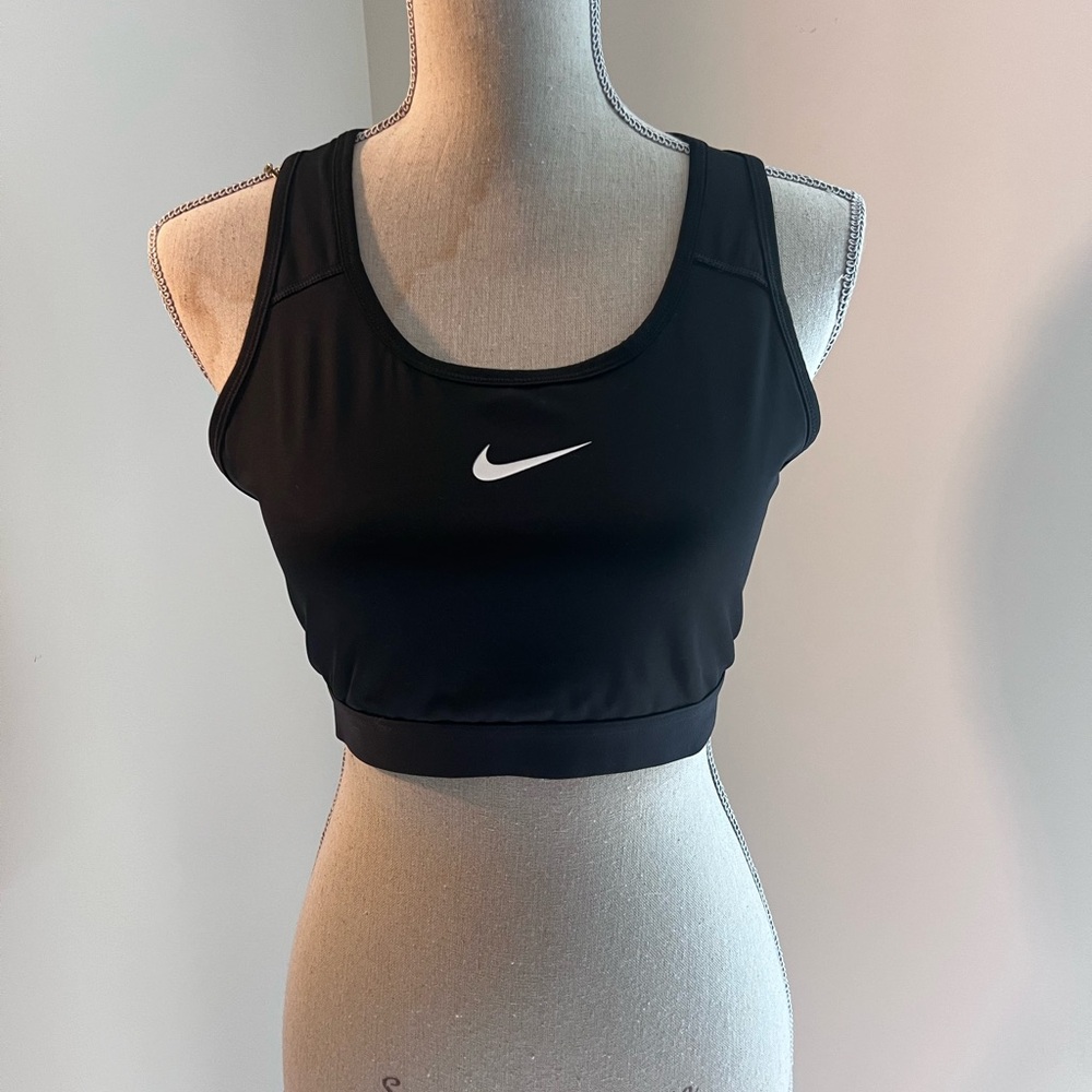 Nike size L black sports bra